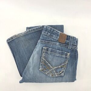 BKE Sierra Bootcut Jeans Womens 28 Stretch Denim Low Rise Western Cowgirl